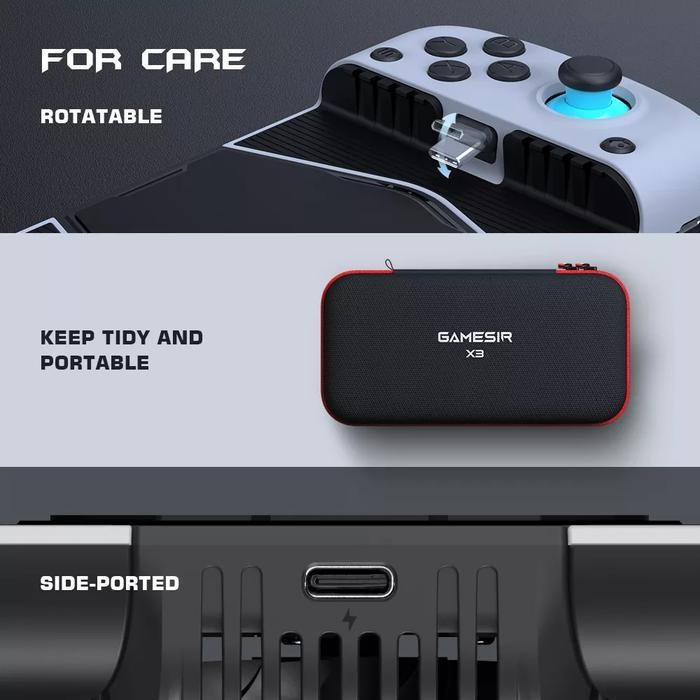 Gamesir X3 Type C Gamepad Wiith Cooler Controller Android Phone Egg Ns