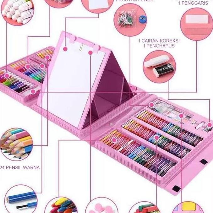 

Art Set 208 Pieces Super Mega Alat Menggambar Melukis Mewarnai Anak