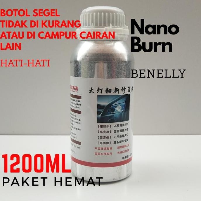 1200ml Liquid Nano Burn Coating Refill Nano Burn Biru