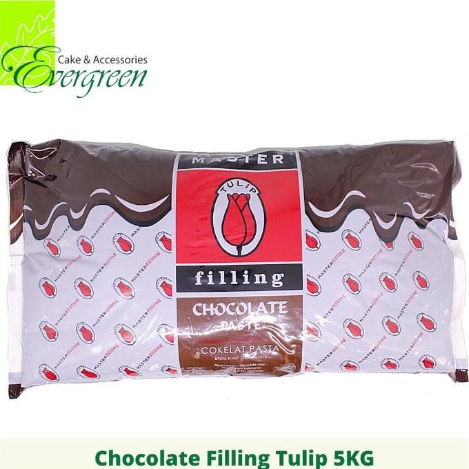 

Promo Dark Chocolate Filling Tulip 5 KG COD