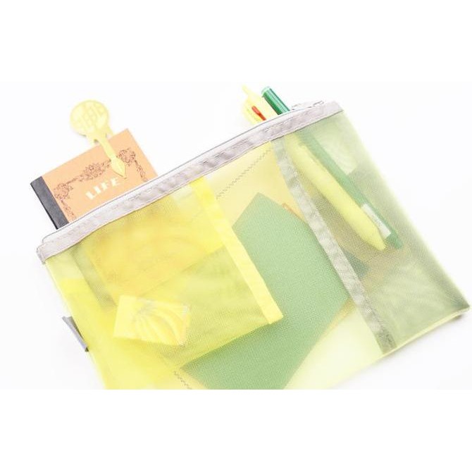 

Midori Pen & Tool Pouch Mesh - Pencil Case - Tempat Pensil