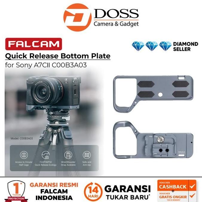 TERBARU Falcam F22&F38&F50 Quick Release Bottom Plate for Sony A7CII C00B3A03