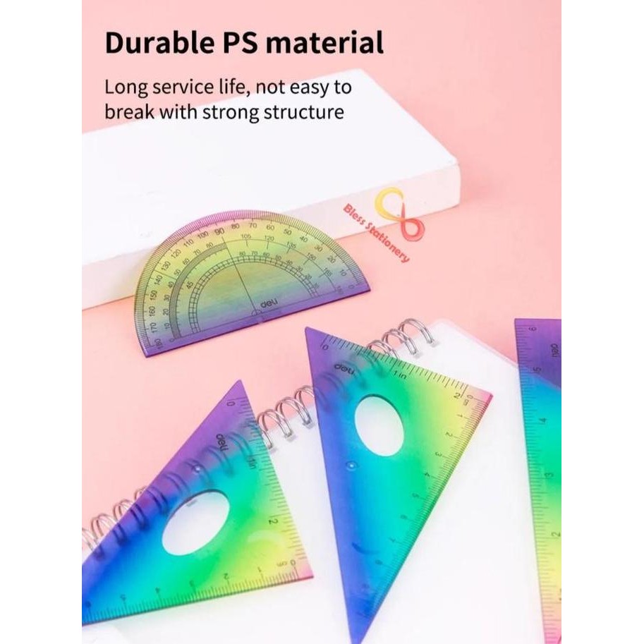 

Deli Penggaris Busur Penggaris Segitiga Penggaris Siku Penggaris Set