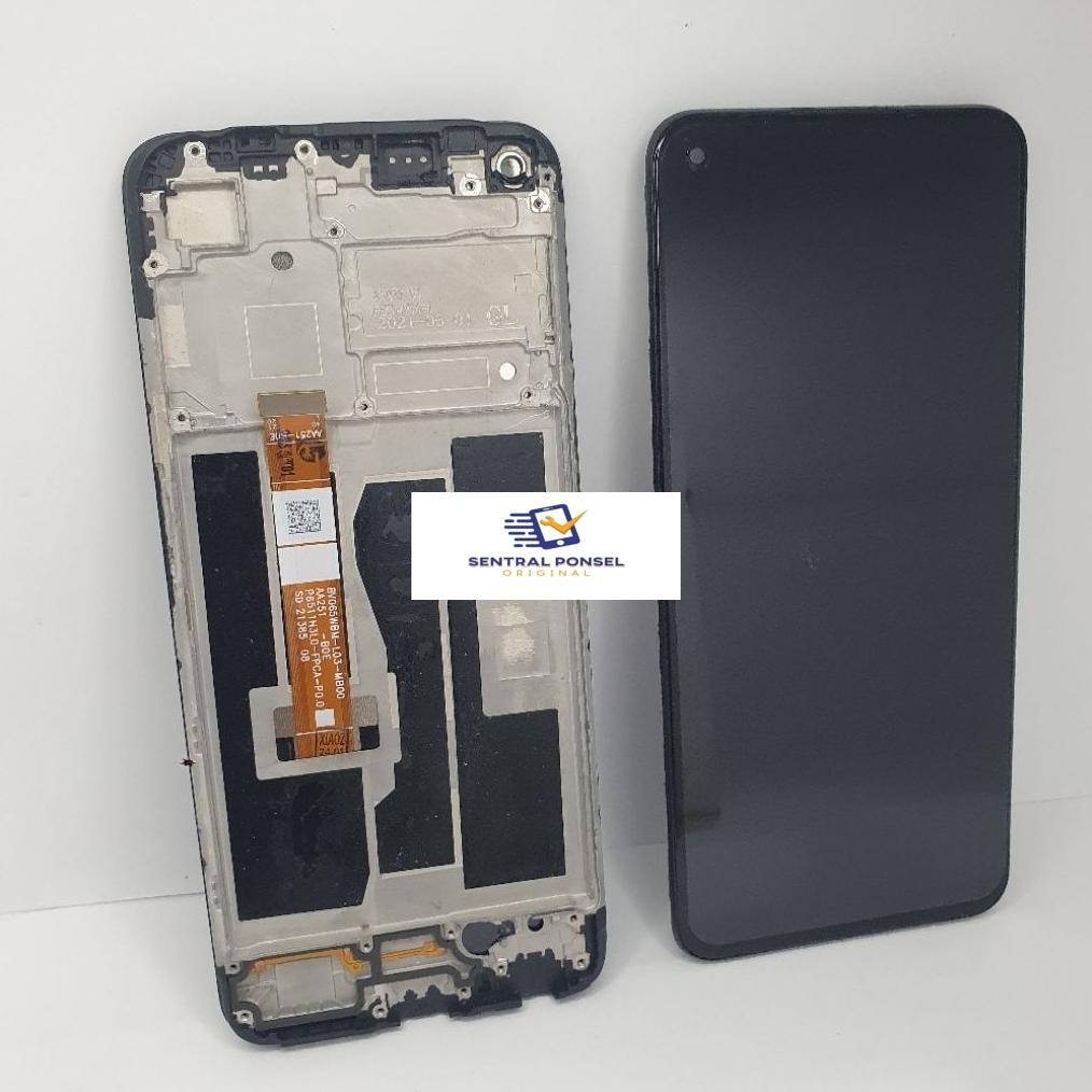 LCD Oppo A54 Original 100% Fullset Flexible Frame Oppo A54