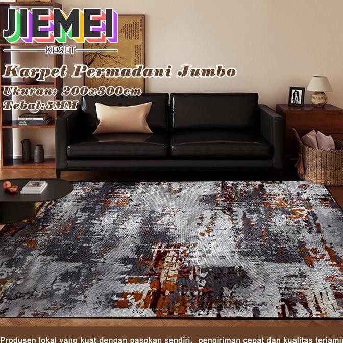 Karpet Lantai Ruang Tamu JumboUk 200X300cm/Karpet Lantai Ruang Tamu Modern Minimalis