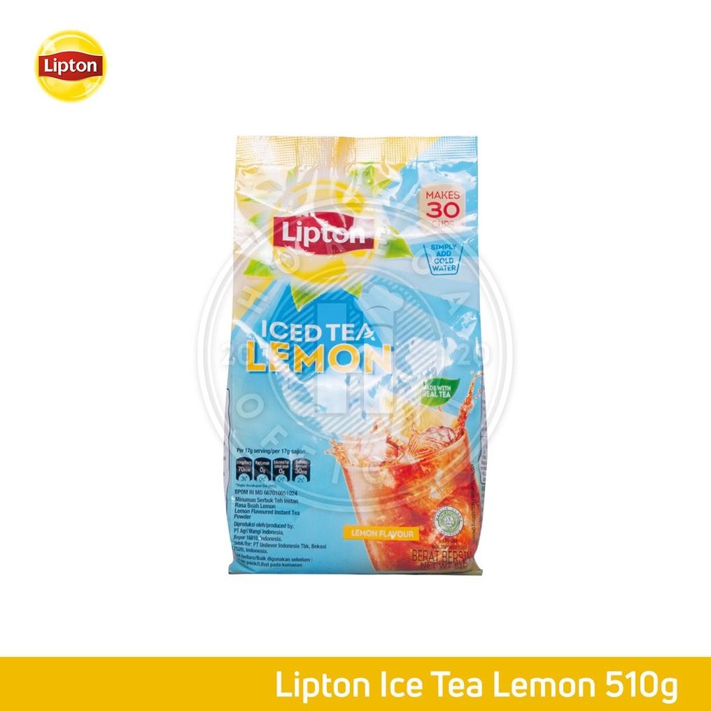 

LIPTON ICE TEA LEMON 510GR / BUBUK MINUMAN RASA TEH LEMON KEMASAN 510 GRAM Nugi