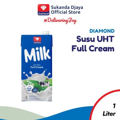 

Diamond SUSU UHT Full Cream 1 Liter Grosir Per Karton Gojek Grab Instant Only Nugi