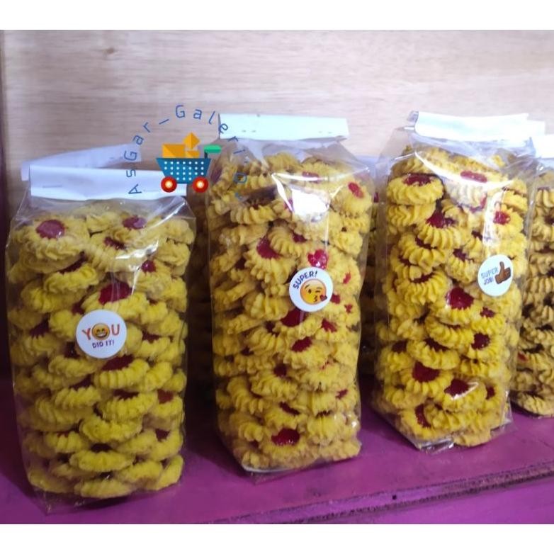 

kue semprit matahari, semprit bunga melati 510gr / grosir kue semprit selai motif matahari, semprit bunga melati Nugi