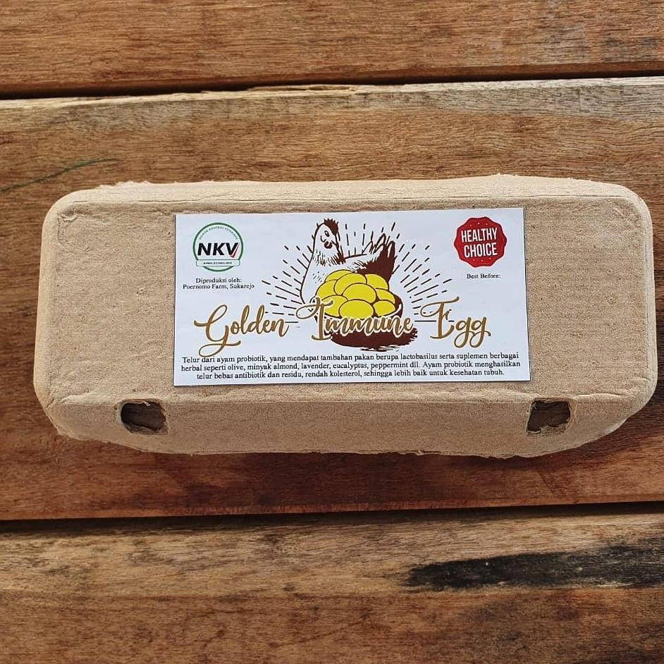 

Telur Ayam Negri Probiotik Golden Immune Egg 10 Butir GOSEND/GRAB Nugi
