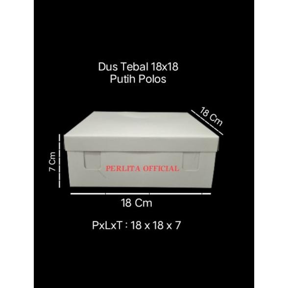 

Dus Nasi Tebal 18x18 Putih Polos Isi 25 Pcs Nugi