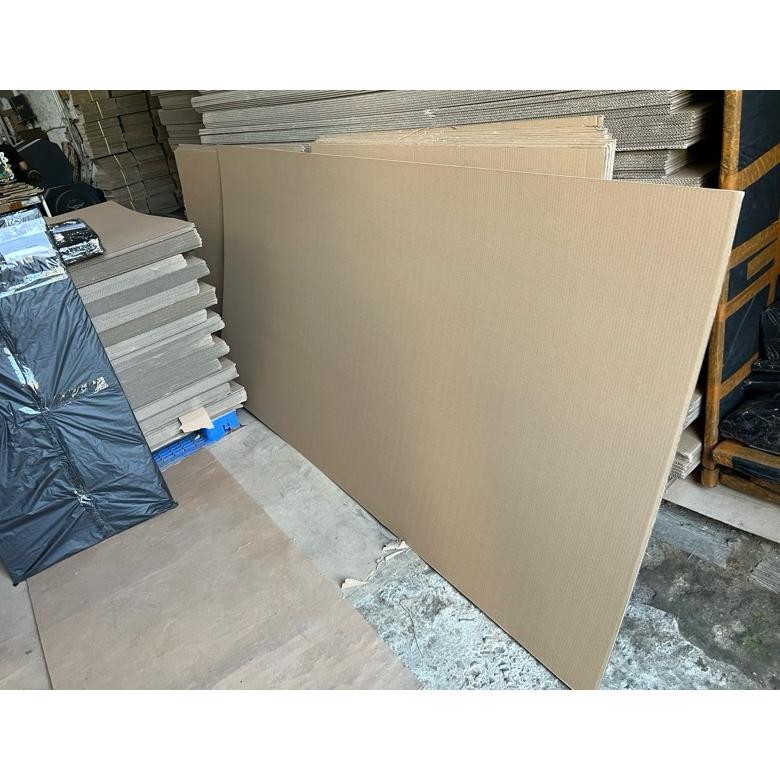 

240x120 cm double wall karton kraft lembaran kardus packing box corrugated Nugi