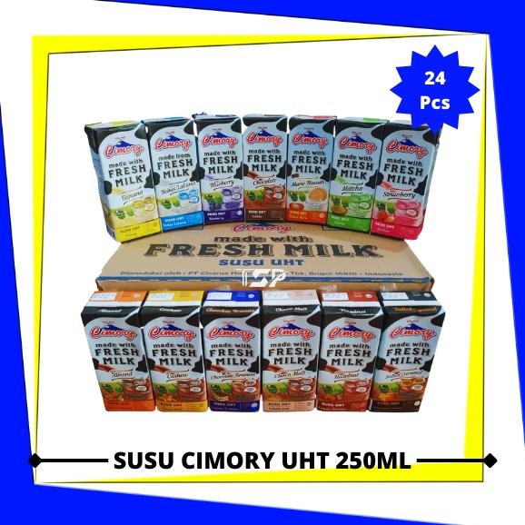 

Susu Cimory UHT Varian Rasa 250ml x 24 Pcs (1 Karton) Nugi