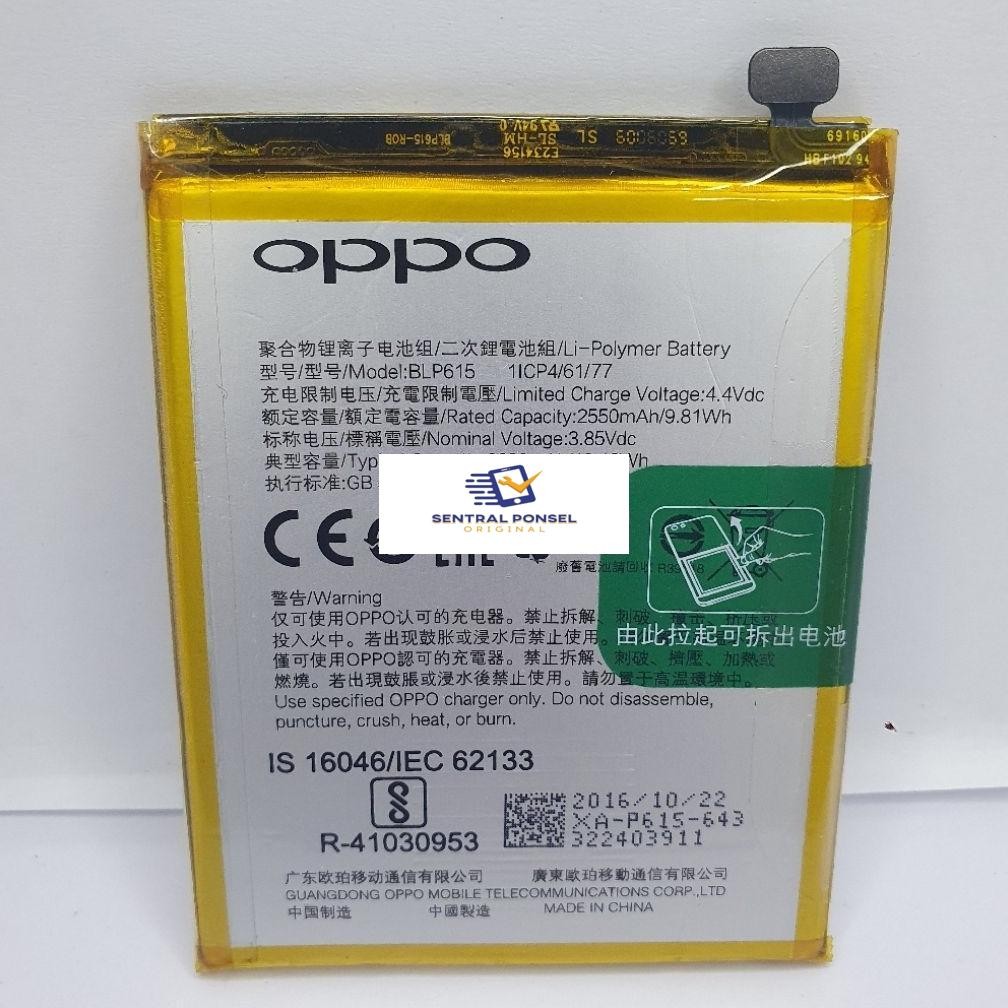 BATERAI OPPO A37 / A37F ORIGINAL BATRE OPPO A37 / A37F BLP615