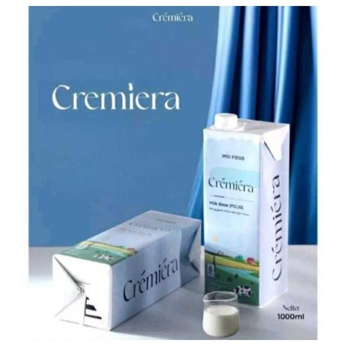 

Cremiera Krim Milk Base Diary Creamer 1 Liter Susu Krimer Pengganti Santan Kopi UHT Milk Tea Gurih Nugi
