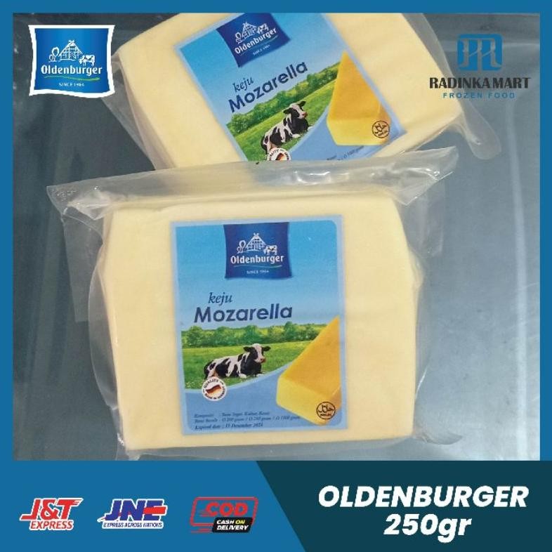 

Keju Mozzarella Oldenburger 250gr/Oldenburger Mozarella Cheese 250gr - Keju mozzarella Oldenburger exp terbaru Nugi