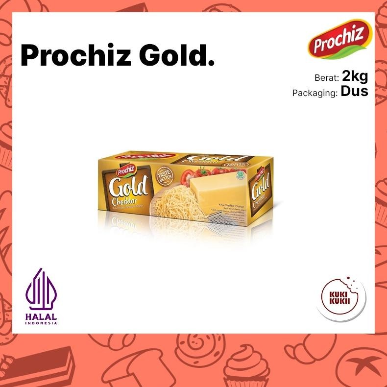 

Keju Prochiz GOLD 2kg | Keju Prochiz Cheddar GOLD 2 Kg Nugi