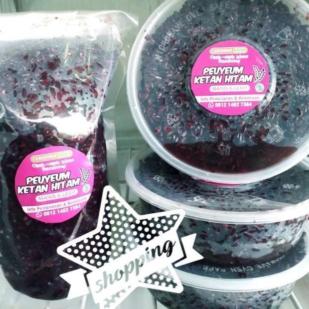 

Tape ketan hitam khas bandung/peyeum ketan hitam/peuyeum ketan hitam Nugi