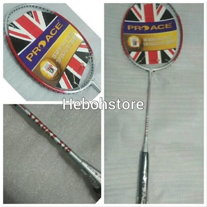 Raket Badminton Pro Ace Stroke 316 Original Komplit