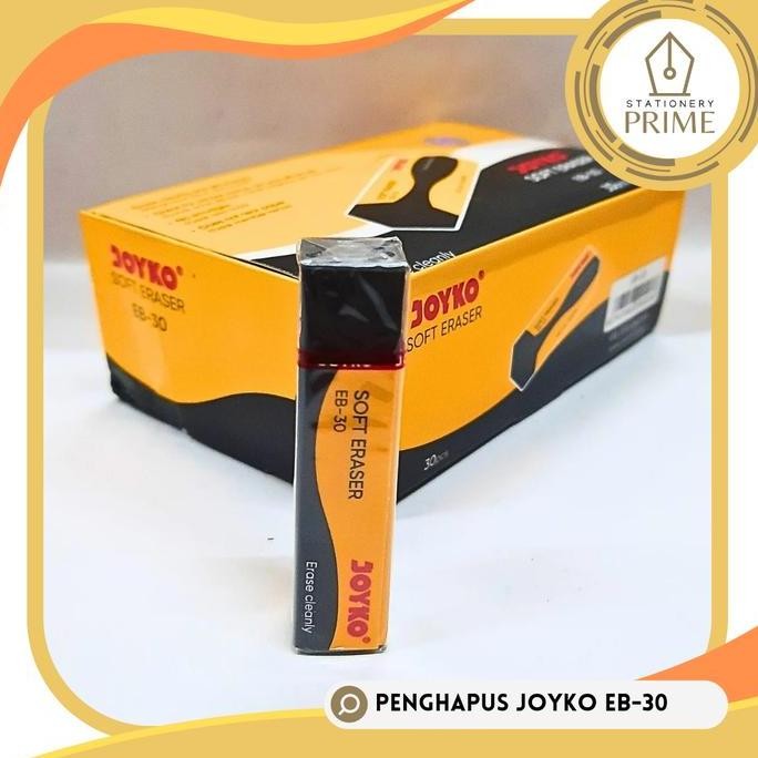

Penghapus Joyko Soft Eraser Hitam Eb-30 [ Piece ]