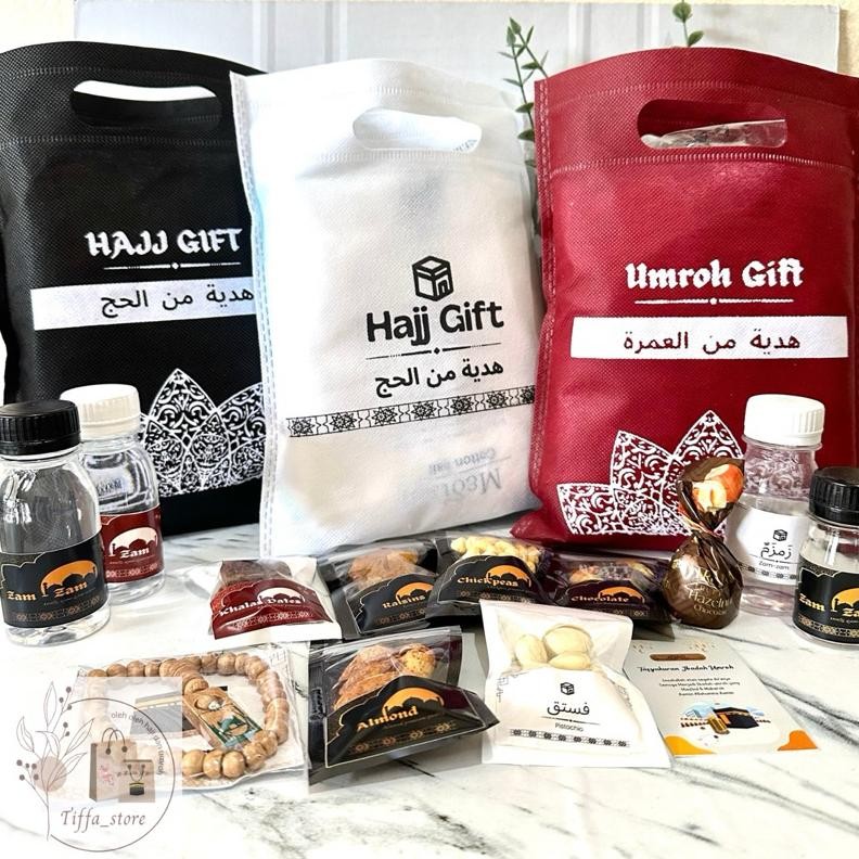 

(100pcs) Oleh oleh umroh / Paketan oleh oleh umroh kemasan goodiebag Nugi