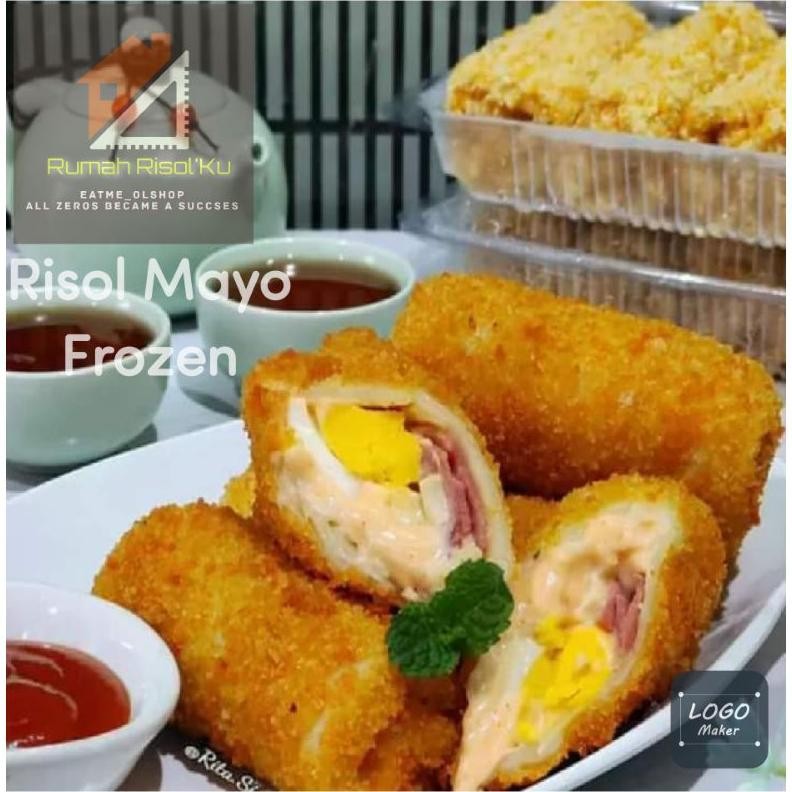 

Risol Mayo Beef Telur Keju Frozen Food Cemilan Murah isi 8/24/48 Nugi