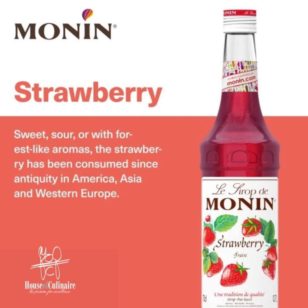 

MONIN FLAVORS STRAWBERRY 700 ML Nugi