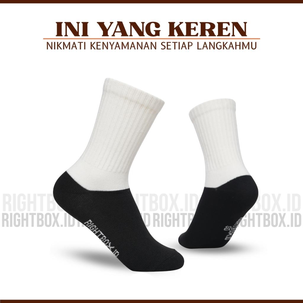 Rightbox, Kaos Kaki Sekolah Rightbox, Full Rib, Sd Smp Sma