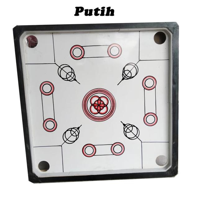 meja karambol set murah 75x75cm papan karambol