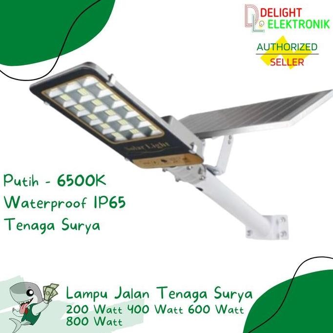 BEBAS ONGKIR - Lampu Jalan Tenaga Surya SMD LED PJU Outdoor 200 400 600 800W Watt