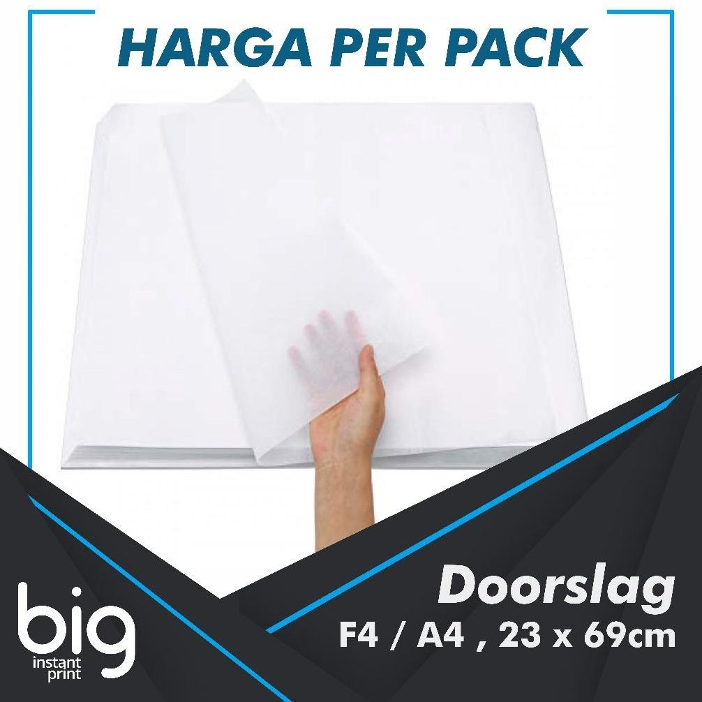 

KERTAS DOORSLAG PER PACK | POLOS / CETAK 1 WARNA | WRAPPING PAPER | READY STOCK Nugi