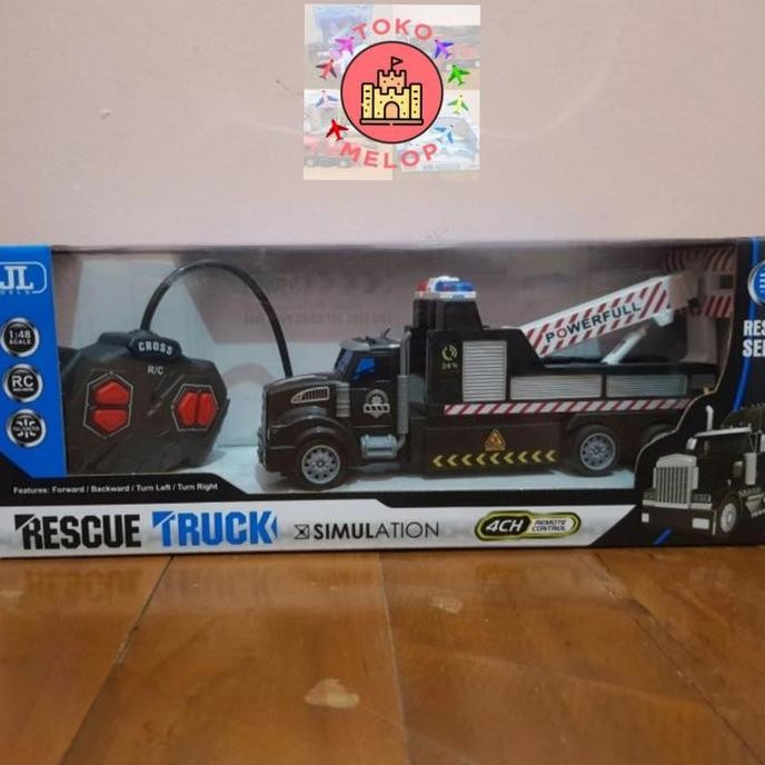 mainan rc mobil derek / mainan remote control truk derek