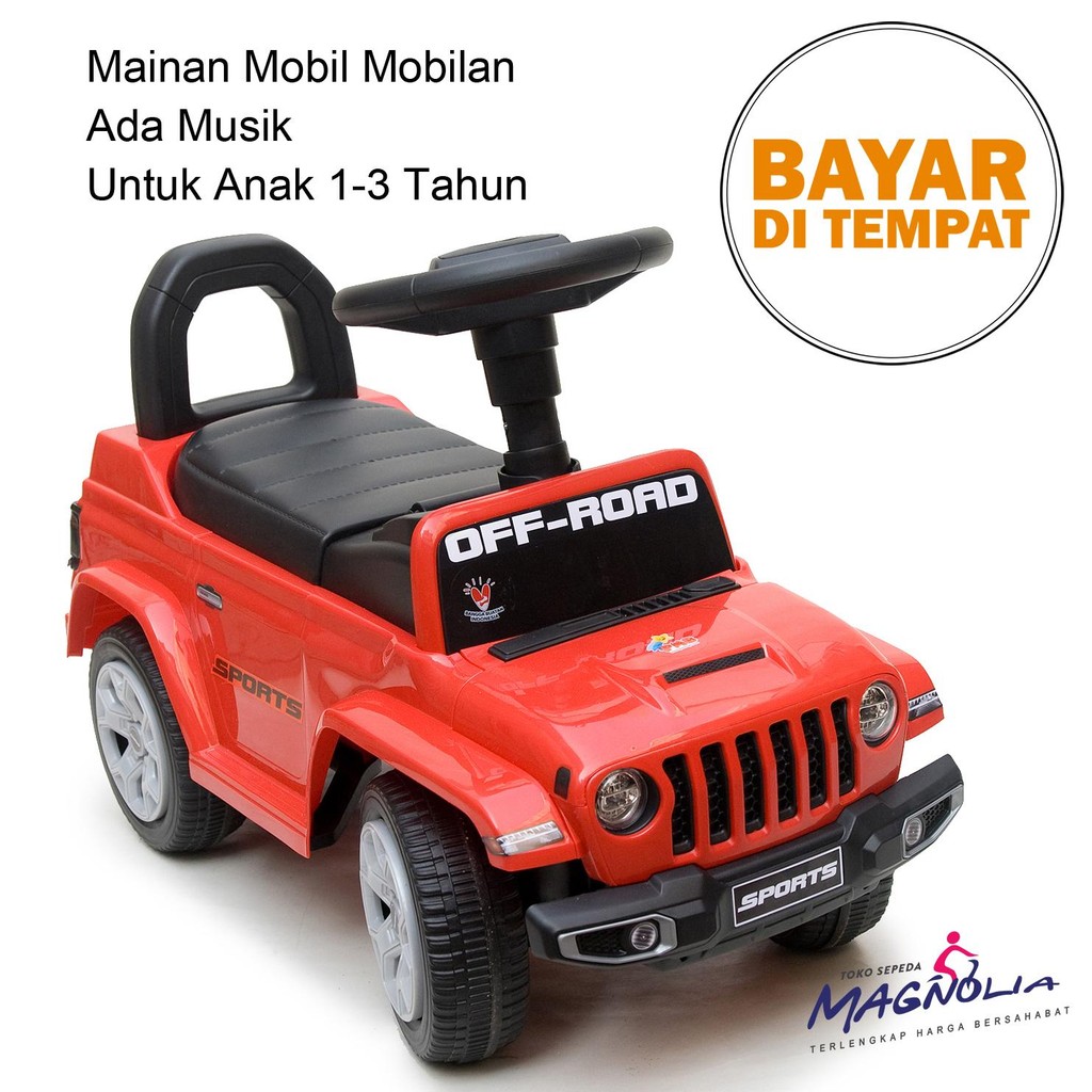 Mainan Mobil Mobilan Dorong Anak Laki 1 - 3 Tahun
