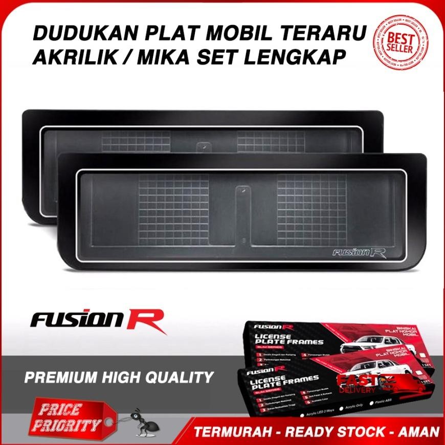 SALE 50%  DUDUKAN PLAT MOBIL / TEMPAT PLAT AKRILIK / TATAKAN PLAT AKRILIK MIKA ( BAYAR DI TEMPAT )Du