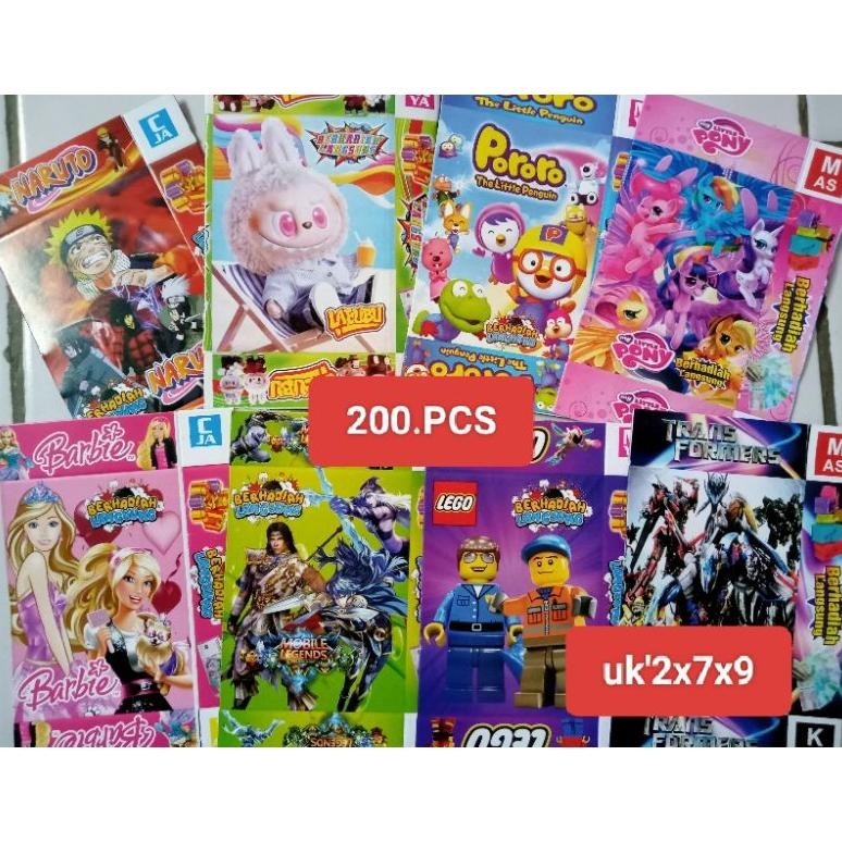 

200Pcs X Kotak Kado Karakter Kosongan Uk'2x7x9 Nugi