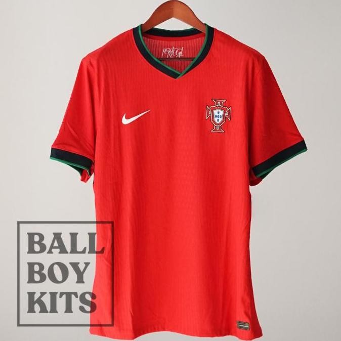 Original Portugal Euro 2024 Home Kit Player Issue