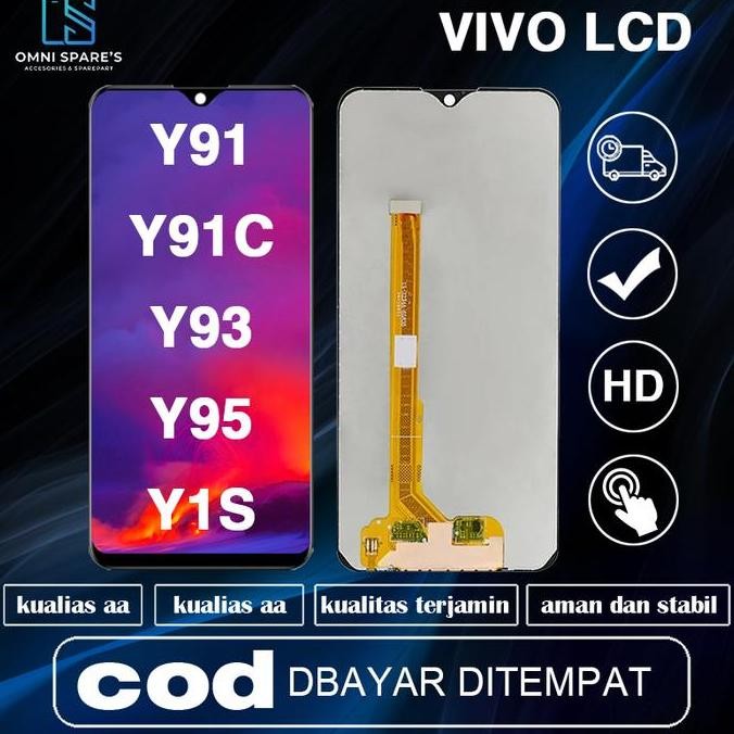 Ori Lcd + Touchscreen Vivo Y91 / Y91C / Y93 / Y95 / Y1S Original