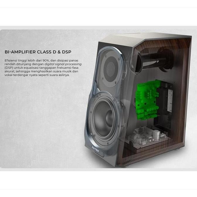 POLYTRON PHS6A / PHS-6A SPEAKER AKTIF PORTABLE - GARANSI RESMI