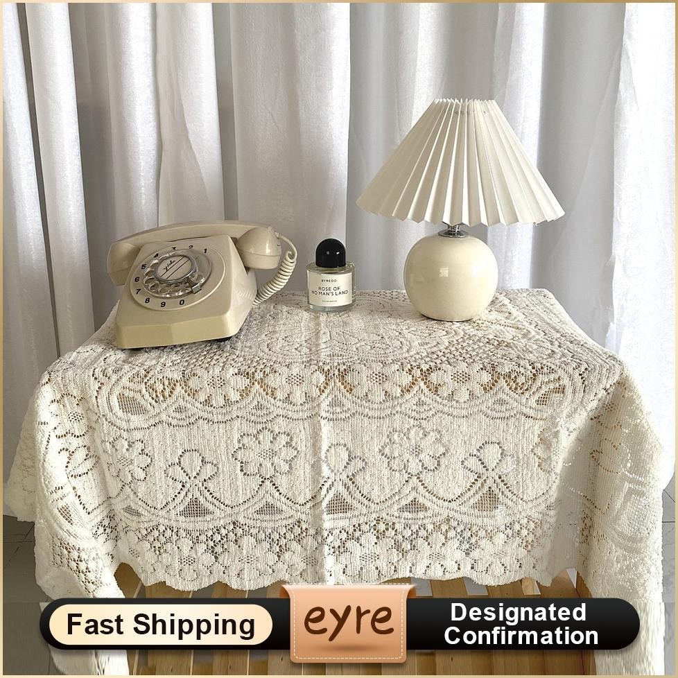 Special EyreJaminan kualitas Taplak meja rajutan taplak meja penutup samping tempat tidur rumah sast