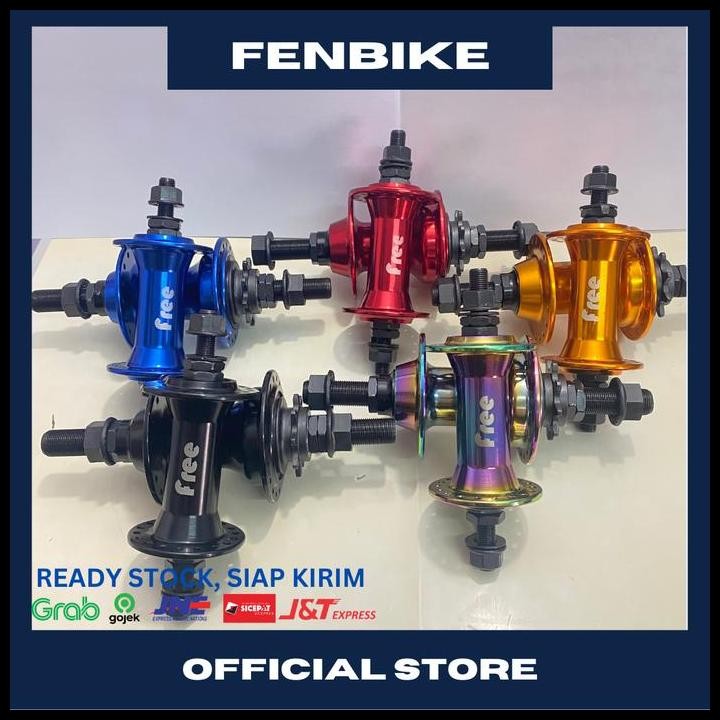 Hub Freehub BMX Free 9T 36H Jangkrik Alloy Bearing