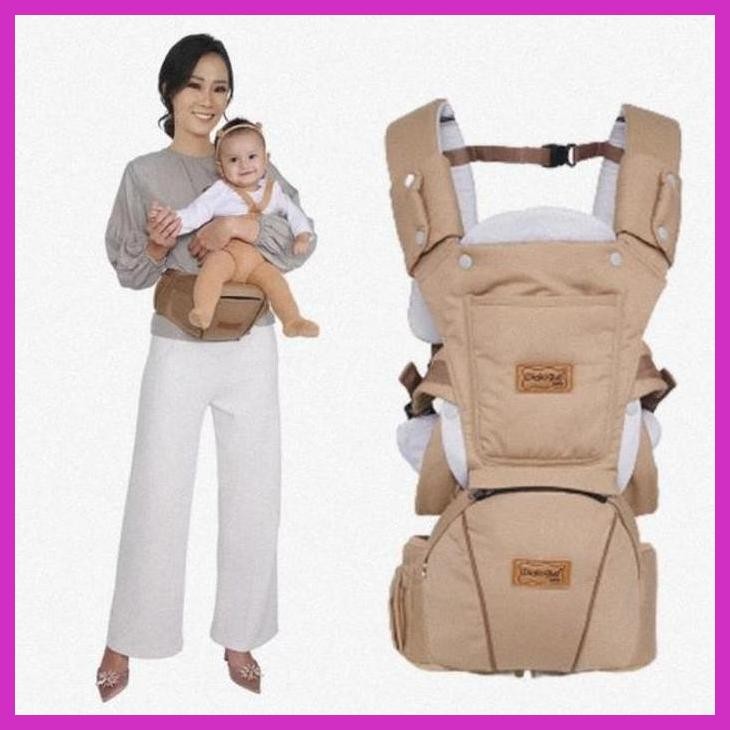 PROMO DIALOGUE BABY HIPSEAT BABY CARRIER BROWNIE WITH TEETHING PAD DGG1039 PREMIUM  QUALITY FASHION 