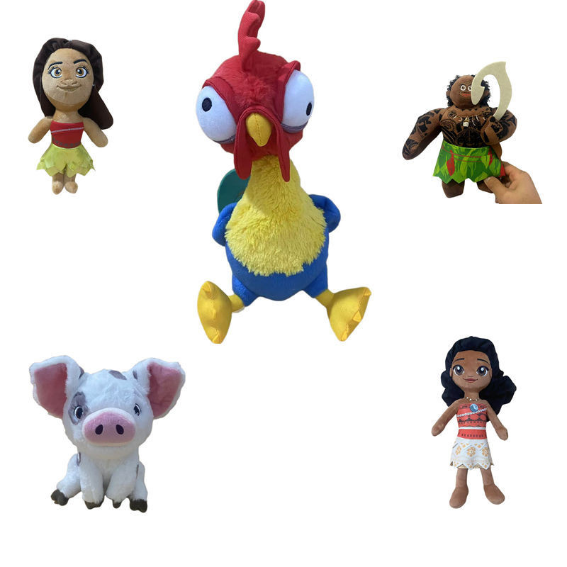 Boneka Plush Moana Film Babi Lucu Pua Mainan Boneka Plush Babi Peliharaan Mesin Cakar UM8X