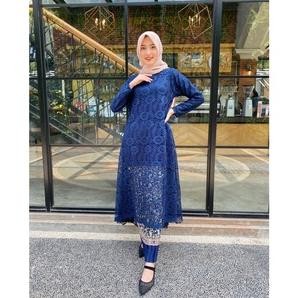 DF91>> Bisa COD Michelia Set New Tunik Kebaya Super Jumbo ld 110 120 130 XXXL Murah Atasan Kebaya Br