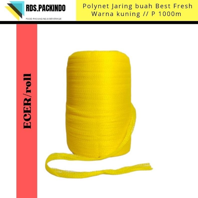 Terlaris Polynet Jaring Buah Best Fresh 1000M (Kuning) // Ecer