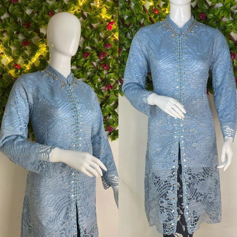 [kajirtjaya - ] kebaya modren model tunik sanghai/ kebaya busui payet/kebaya pesta/kebaya wisuda