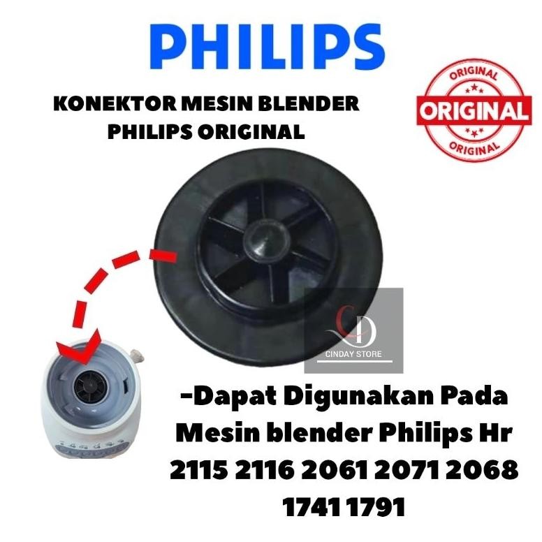 Terbaik SET KONEKTOR + GEAR GIGI BELNDER MESIN BLENDER PILHIP ORIGINAL HR2115 HR2116 HR2061 HR2071 H