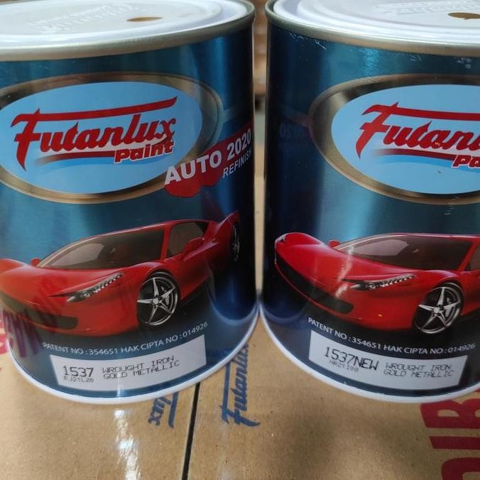 CAT DUCO FUTANLUX WARNA EMAS (1 KG) - CAT MOBIL KAYU BESI