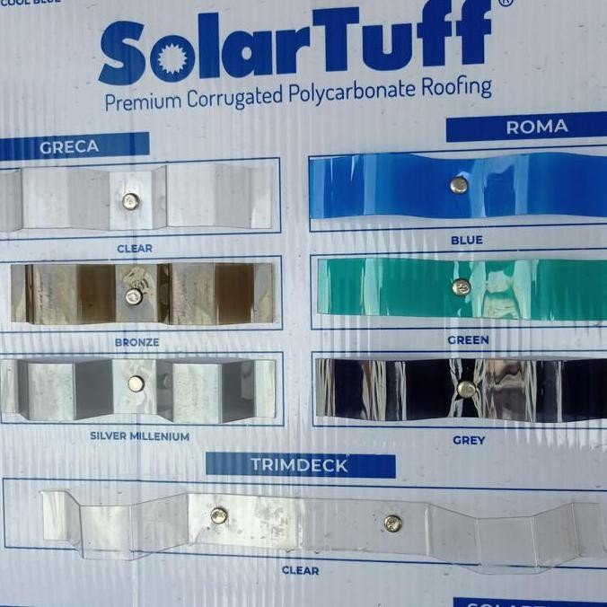 solartuff fiber gelombang roma, greca, trimdek