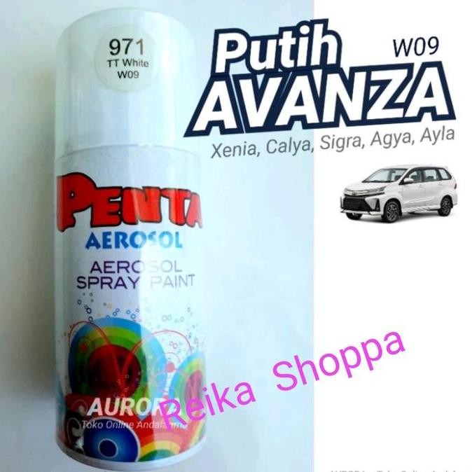Cat Semprot Pylox W09 Penta Aerosol Putih Toyota