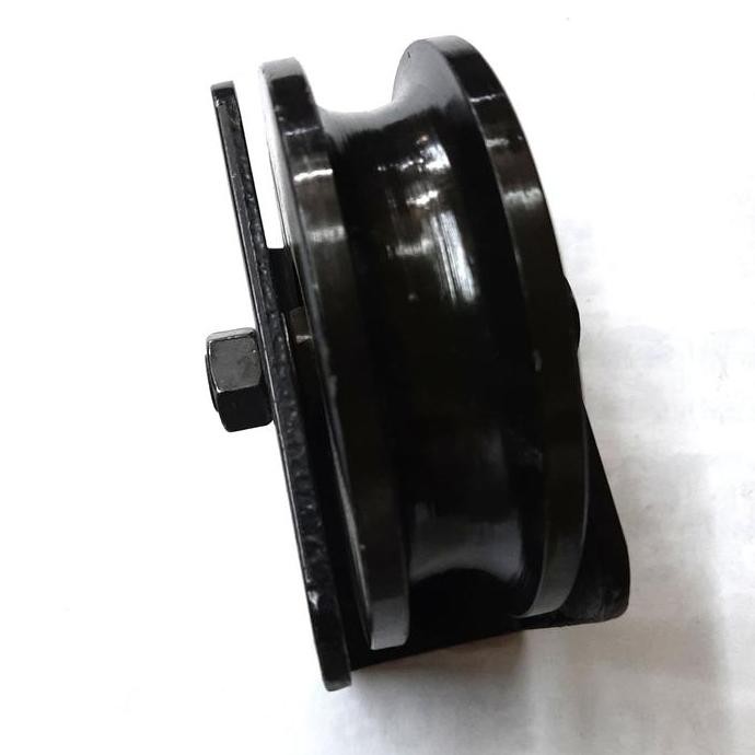 roda pintu gerbang/roda pintu bubutan/roda besi gerbang 4 inch