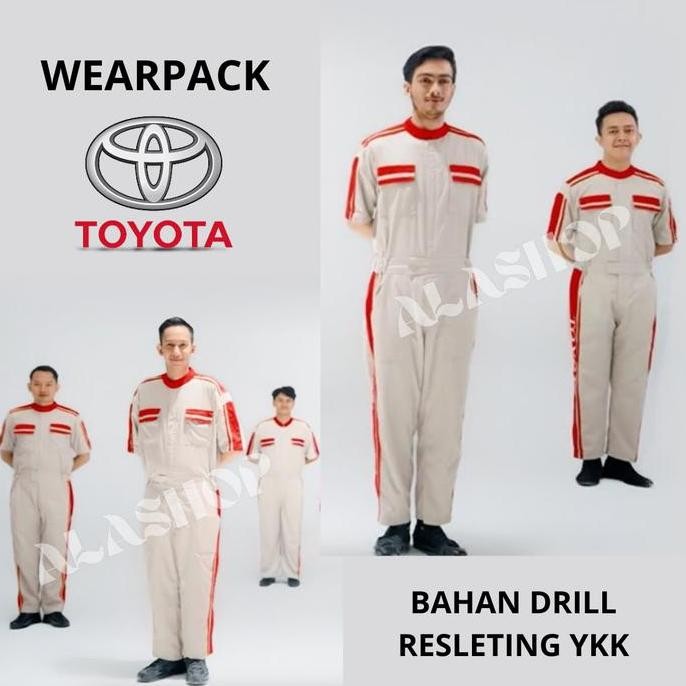 WEARPACK TOYOTA   I   WEARPACK MEKANIK   I   WEARPACK OTOMOTIF   I    WEARPACK BENGKEL